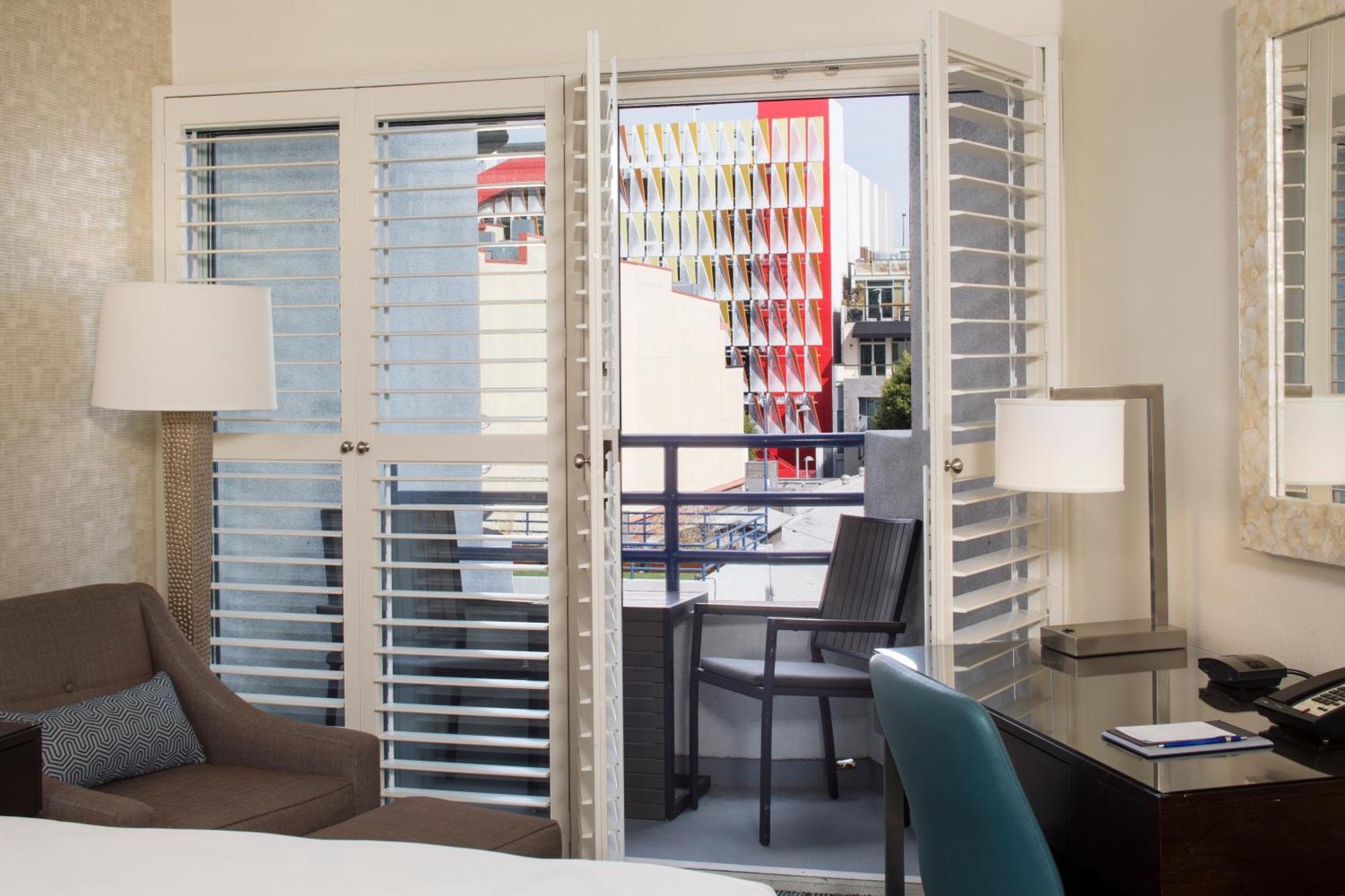 Standard Two Double Beds with Balcony